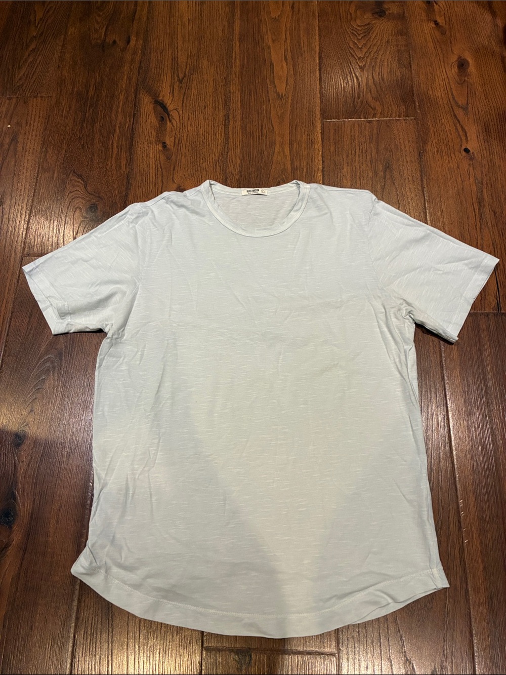 Buck Mason Light Blue Crew Neck Short Sleeve Tee